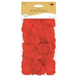 Red Fabric Rose Petals
