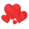 15" Red Foil Heart
