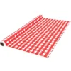 100' Red Gingham Table Roll