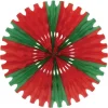 Red-Green Tissue Fan
