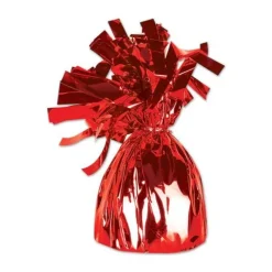 Red Metallic Balloon Weight