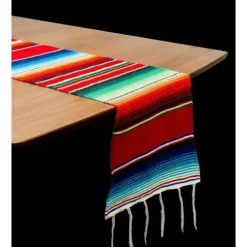 Red Serape Table Runner