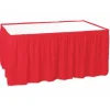 Red Table Skirt