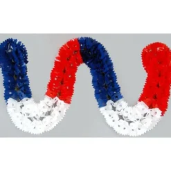 Red, White, and Blue Plastic Garland