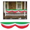 Red White and Green Fabric Bunting