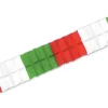 Red, White, and Green Leaf Garland