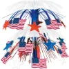 Red-White-Blue Star Cascade Centerpiece
