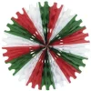 Red-White-Green Tissue Fan