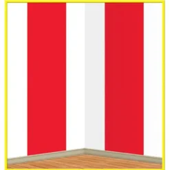 Red & White Stripes Backdrop