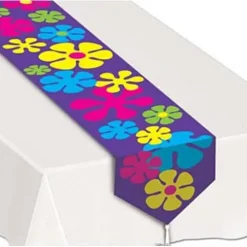 Retro Flowers Table Runner