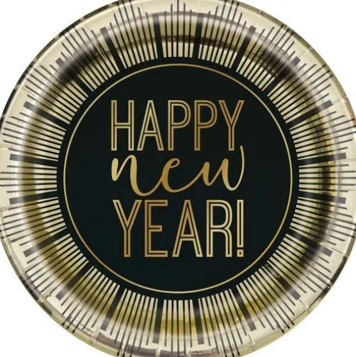 Roaring New Year's 9" Plates