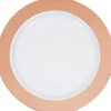 Rose Gold Rim 9" Plate 10pk