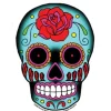 Rose Sugar Skull Sticker