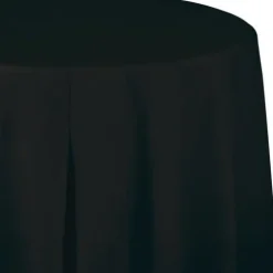 Round Table Cover Black