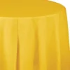 Round Table Cover Golden Yellow