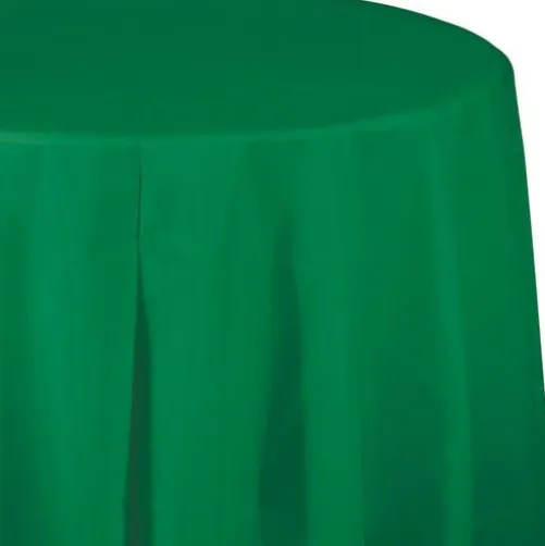 Round Table Cover Green