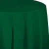Round Table Cover Hunter Green