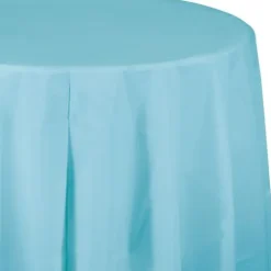 Round Table Cover Light Blue