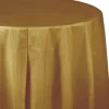 Round Table Cover Metallic Gold