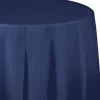 Round Table Cover Navy Blue