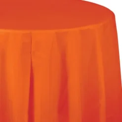 Round Table Cover Orange