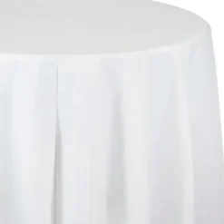 Round Table Cover White
