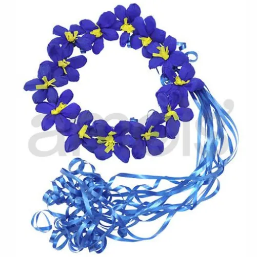 Royal Blue Flower Crown