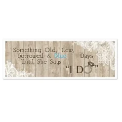 Rustic Wedding Sign Banner