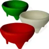 Salsa Bowl Set Red, White, and Green