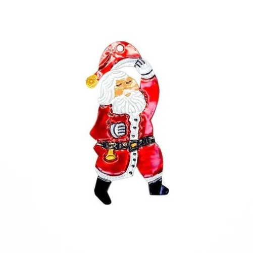 Santa Claus Tin Ornament