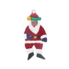 Santa Tin Ornament