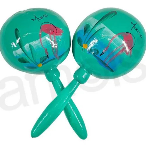 Seafoam Green Maracas