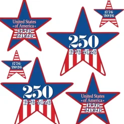Semiquincentennial Star Cutouts