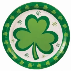 9" Shamrock Plates
