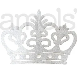8" Silver Foam Crown