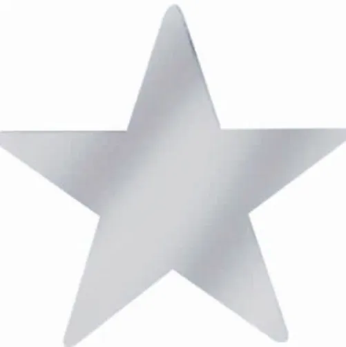 5" Silver Foil Star