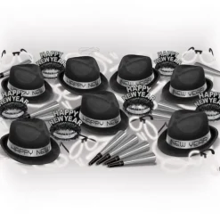 Silver Glow New Year's Eve Party Kit for 50