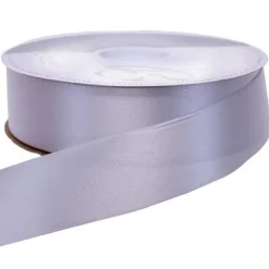 Silver Medium Satin Ribbon