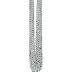 Silver Metallic Bead Necklaces