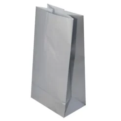 Silver Metallic Party Bags