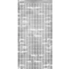 Silver Metallic Square Curtain