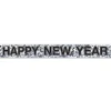 Silver New Year Fringe Banner