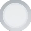 Silver Rim 9" Plate 10ct