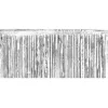 Silver Tinsel Fringe Drape