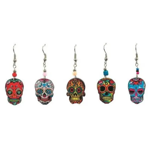 Skull Acrylic Earrings