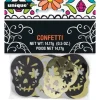 Skull Day of the Dead Metallic Skull Confetti