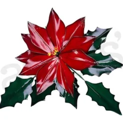Small Glossy Poinsettia