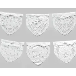 Small Heart Shaped Papel Picado
