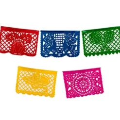 Small Plastic Picado Banner