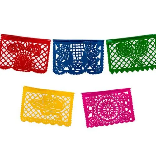 Small Plastic Picado Banner